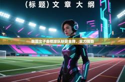 韩国女子曲棍球队斩获金牌，实力强劲